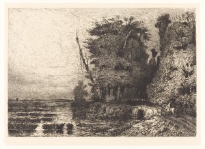 Orage à la fin du jour - Paul Huet