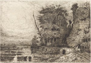 Orage à la fin du jour - Paul Huet