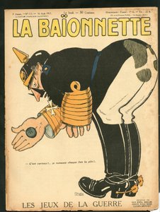 Couverture de "La Baionnette", satirique en couleurs