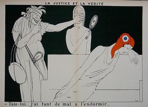 La justice bâillonnant la vérité pour que Marianne puisse dormir