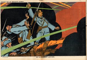 La Baionnette, Satirique en couleurs - Paul Iribe