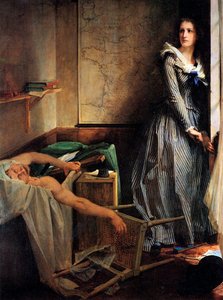 Charlotte Corday après le meurtre de Marat, 1861 - Paul Jacques Aimé Baudry