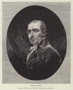 James Gillray, caricaturiste, satiriste et graveur anglais (gravure) - Paul Jonnard