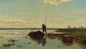 Paysage de polders - Paul Joseph Constantin Gabriel