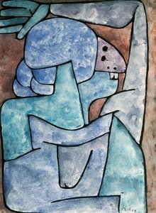 Une dame calomniatrice - Paul Klee