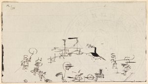 Plage animée - Paul Klee