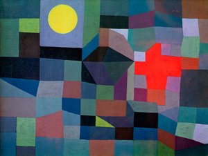 Feu, pleine lune - Paul Klee