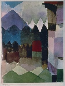 Vent de foehn dans le jardin de Franz Marc - Paul Klee