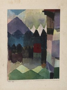 Föhn dans le Jardin de Marc, 1915 - Paul Klee