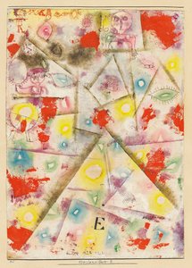 Gedenkblatt E, 1924 - Paul Klee