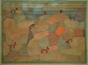 Paysage avec des ânes - Paul Klee