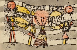 Laternenfest Bauhaus 1922, 1922 - Paul Klee