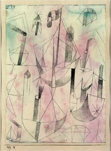 Petite fantaisie de bateau à vapeur - Paul Klee