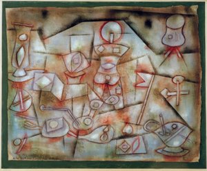 Nature morte avec accessoires - Paul Klee