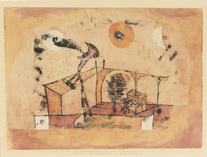 Le Ténor héroïque en tant que chanteur de concert, 1922 - Paul Klee