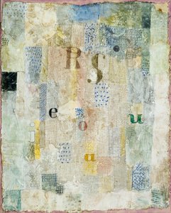 La fabrique vocale de la chanteuse Rosa Silber - Paul Klee