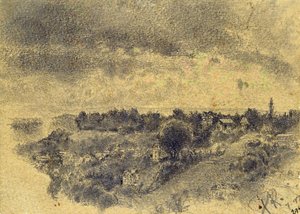 Sans titre (Berne, vue sur le Rosengarten) 1897 - Paul Klee
