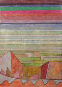 Vue sur le pays fertile Blick in das Fruchtland, 1932 - Paul Klee