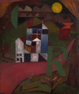 Villa R. Maison au bord de la route, 1919 - Paul Klee