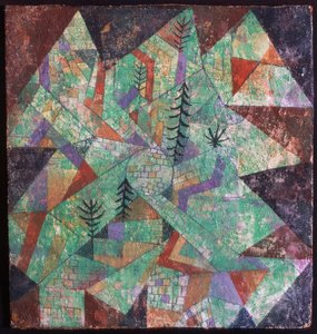 Wald Bau - Paul Klee