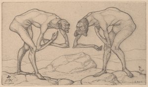Deux hommes se rencontrent - Paul Klee