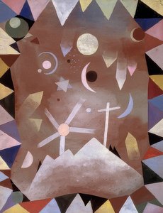 Sur la hauteur de la montagne. 1917 - Paul Klee