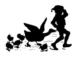 Silhouette par Paul Konewka (lithographie)