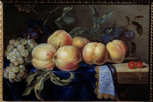 Nature morte, Pêches - Paul Liegeois