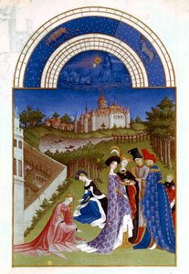 Avril, 1412-1416 - Paul Limbourg