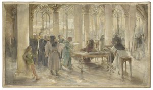 Esquisse pour la salle d