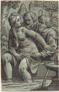Suzanne et les vieillards - Paul Maupin, after Jacques Stella