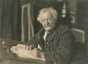 Félix Nadar assis à son bureau - Paul Nadar