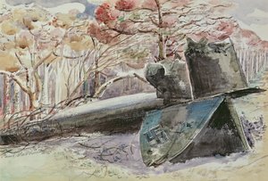 Bombardier dans le bois - Paul Nash
