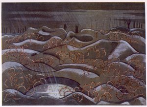 Colline 60 depuis la Coupe, de British Artists at the Front, Continuation of The Western Front, Part Three, Paul Nash