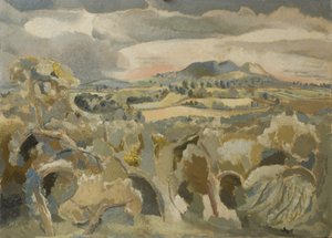 Paysage de la distance de Malvern