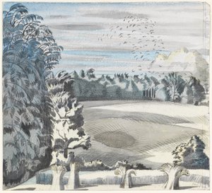 Paysage avec des corbeaux, c.1913-14