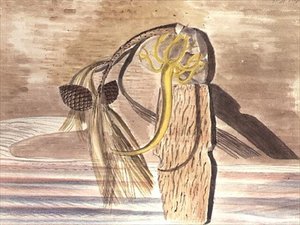 Objets sur le sable - Paul Nash