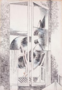 Fenêtre abstraite de la Riviera - Paul Nash