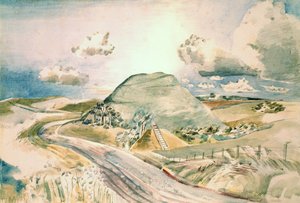 Colline de Silbury - Paul Nash