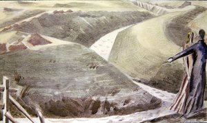 Le Grand Dyke, Romney Marsh - Paul Nash