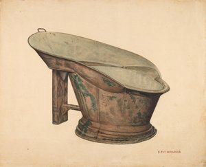 Baignoire pour pieds, vers 1939 - Paul Poffinbarger