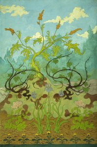 Goldenrod et Iris Mauves, 1899