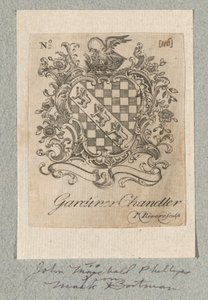 Ex-libris de Gardiner Chandler - Paul Revere