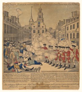 Le massacre sanglant perpétré à King Street Boston le 5 mars 1770
