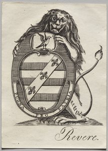 Ex-libris: Blason - Paul Revere II
