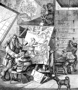 Burlesque sur le burlesque - Paul Sandby