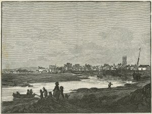 Cardiff depuis le sud - Paul Sandby