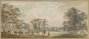 Aube dans le parc de Luton - Paul Sandby