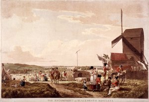 Campement sur Blackheath, Greenwich, Londres, 1780 - Paul Sandby