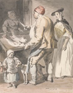 Les cris de Londres : un poissonnier - Paul Sandby
